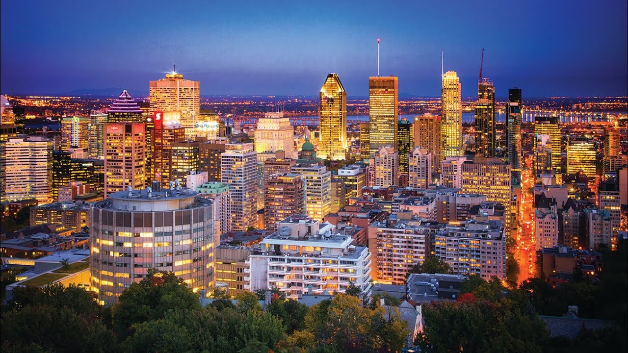 MONTREAL AT NIGHT 4K