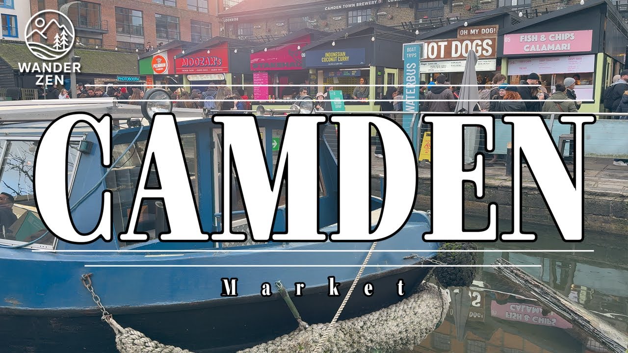 A Day in Camden Market 🇬🇧 | Food Stalls, Boutiques & Street Life