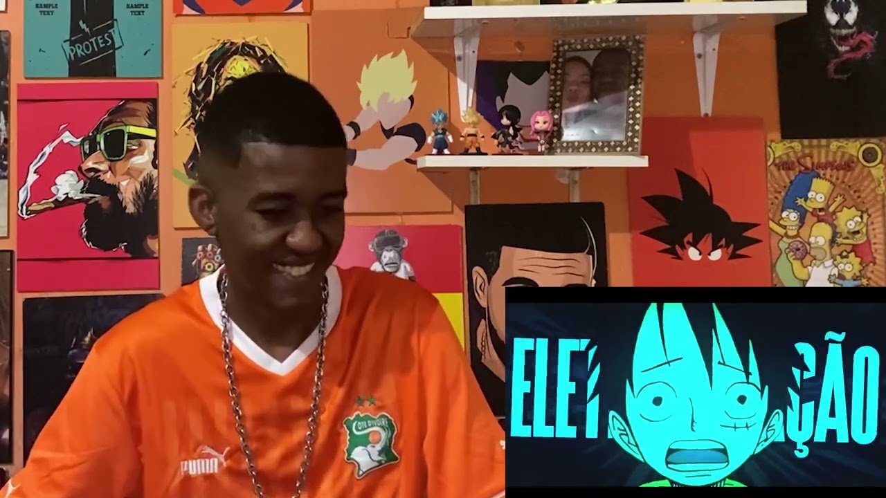 Jhony REACT - ( ENEL ) ELETRIZAR  - Mhrap ( One Piece ) Prod. MK