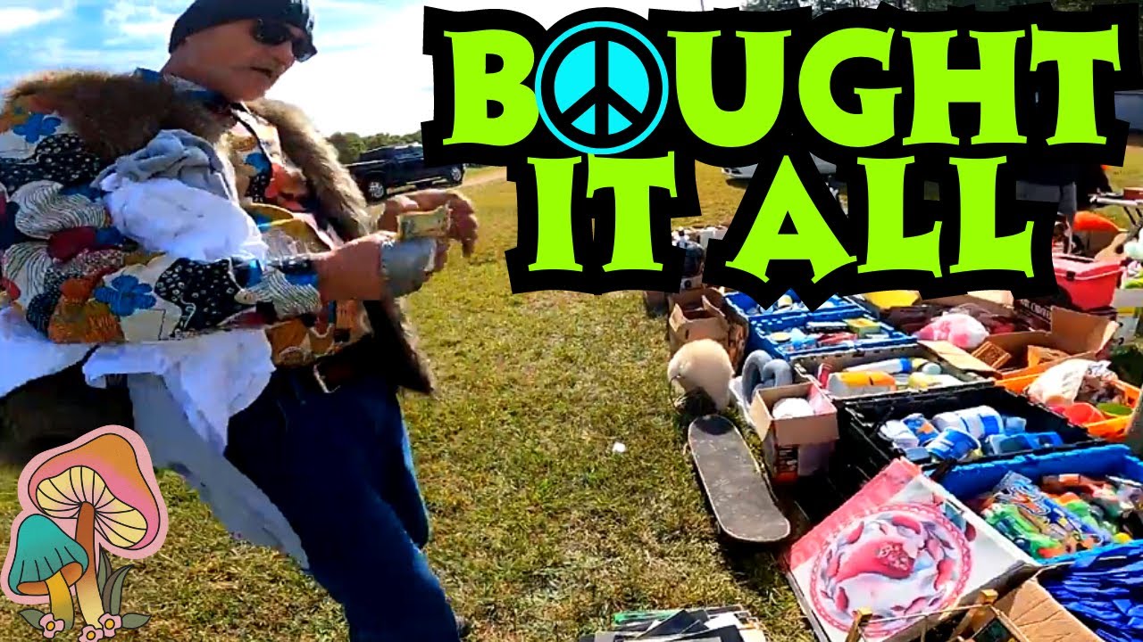 GARAGE SALE HIPPY SOLD ME HIS STASH