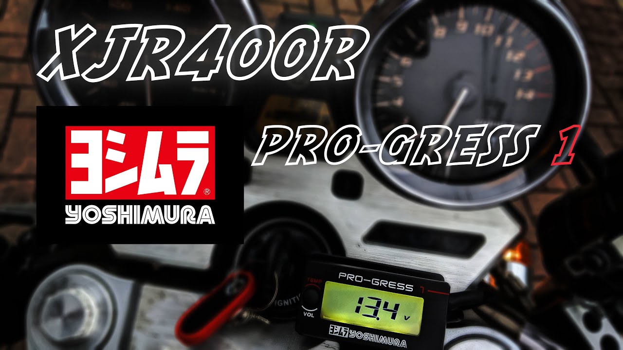 [XJR400R] ヨシムラ 油温計 PROGRESS1取付