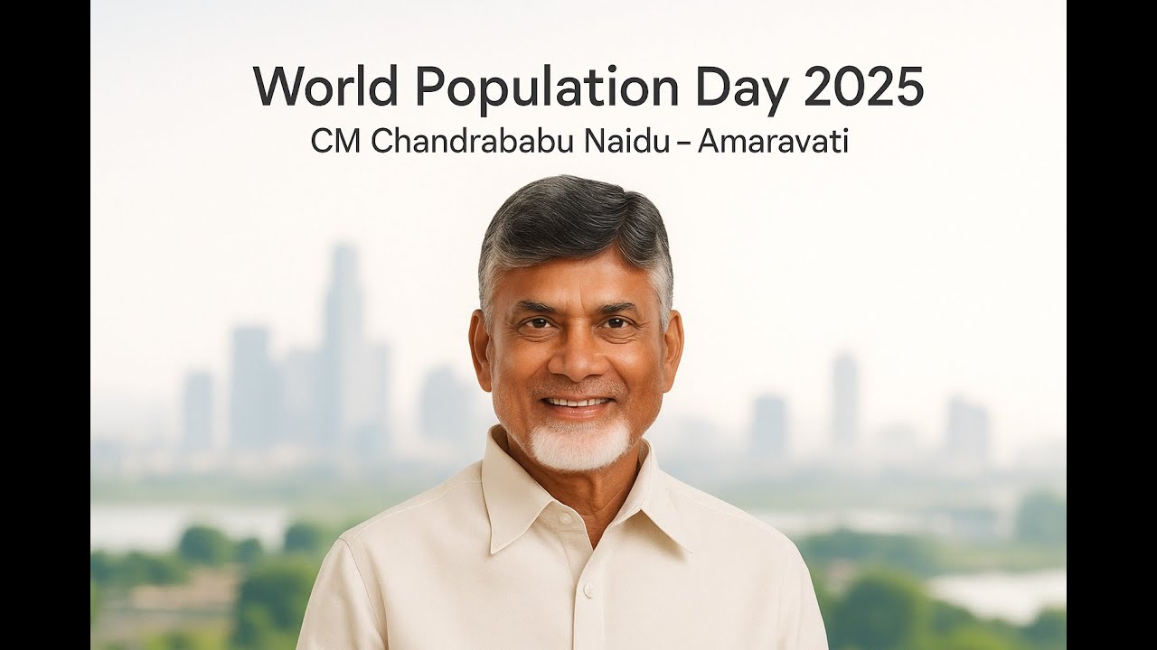 Chandrababu Naidu participated in the "World Population Day" || World Population Day || Chandrababu