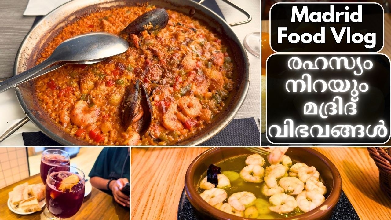രഹസ്യ ബിസ്&zwnj;ക്കറ്റുകൾ മുതൽ മത്സ്യചോറ് വരെ | Must-Have Foods in Madrid, Spain | Malayalam Food Vlog