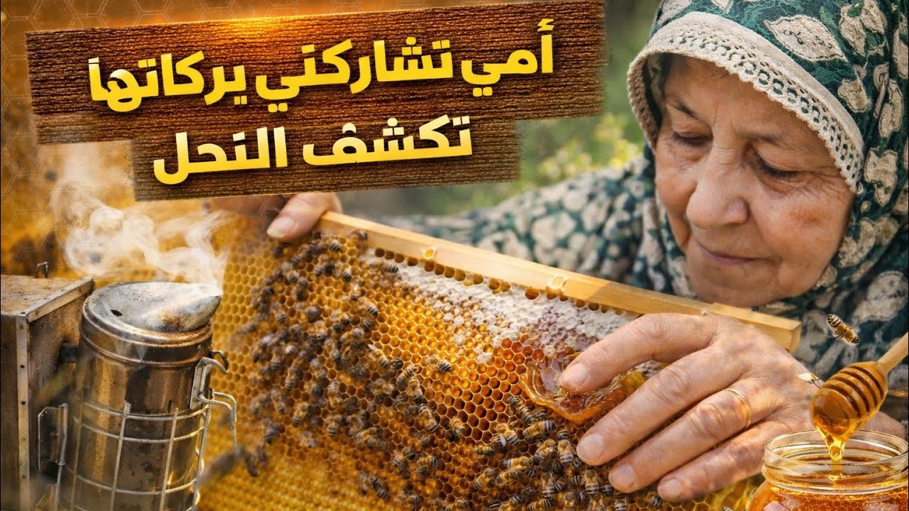 كشف روتيني لخلية نحل شرسه بدون معدات وقايه 