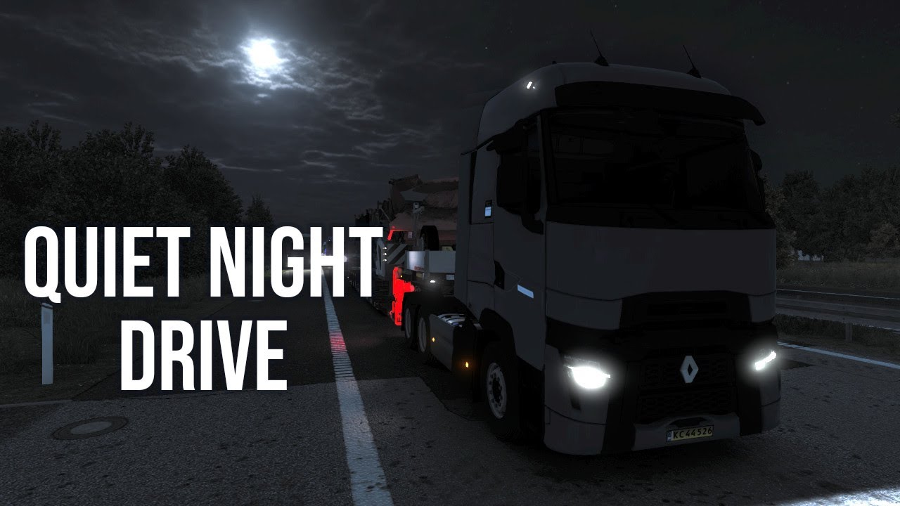 Quiet Night Truck Drive in ETS2 | Calm & Realistic Trucking