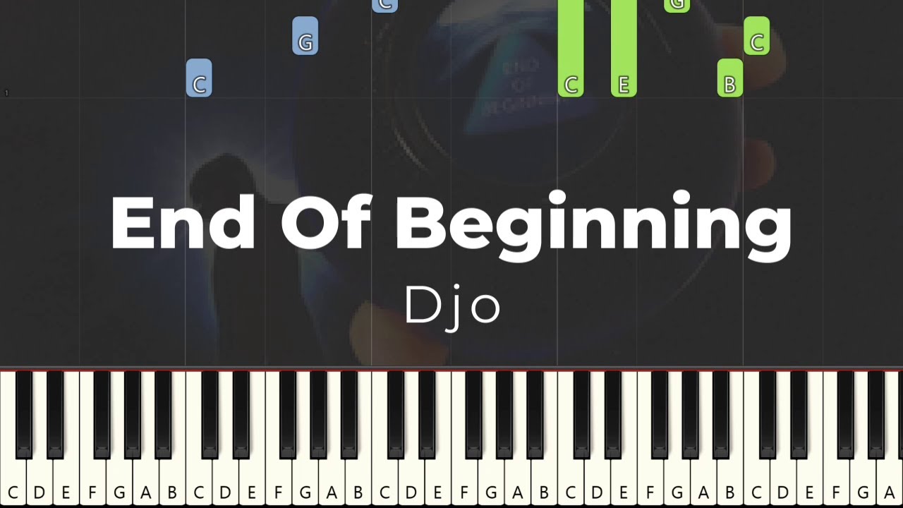 Djo - End Of Beginning (Easy Piano in C major)