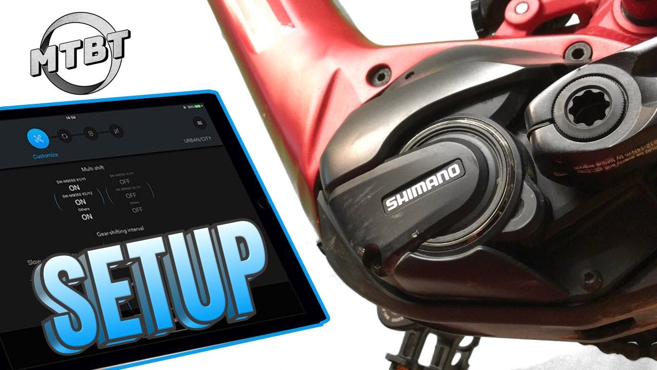 Shimano steps e8000 EBIKE setup motore aggiornamento firmware | MTBT