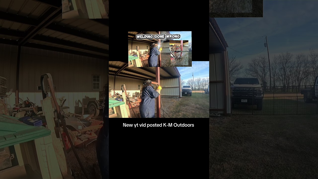 New yt vid posted #youtuber #welding #stickwelding #gopro