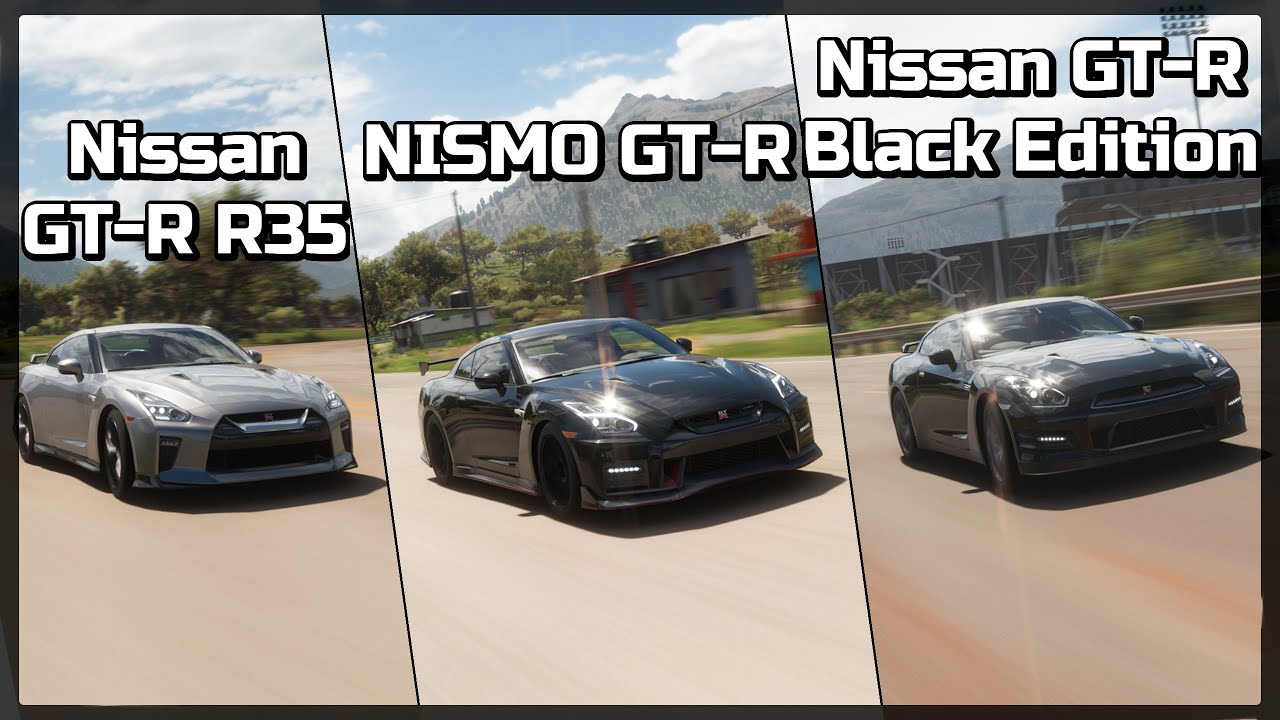 Forza Horizon 5 - Nissan GT-R vs GT-R Black Editon vs NISMO GT-R - Hotlap 🔥