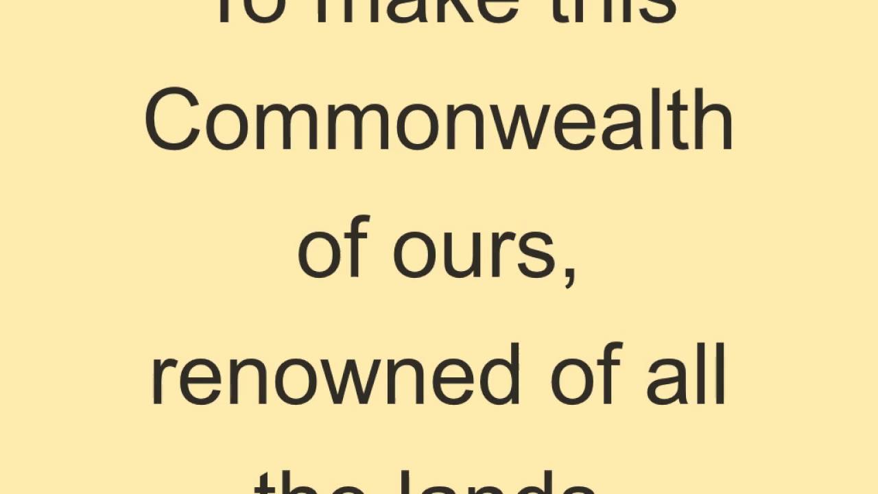 Advance Australia Fair lyrics