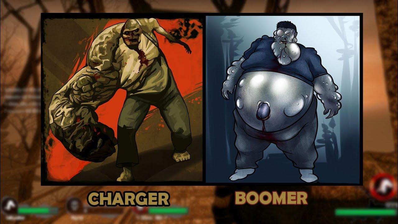 Left 4 dead 2 - Instant Kill Charger - Epic Explosión Boomer :D