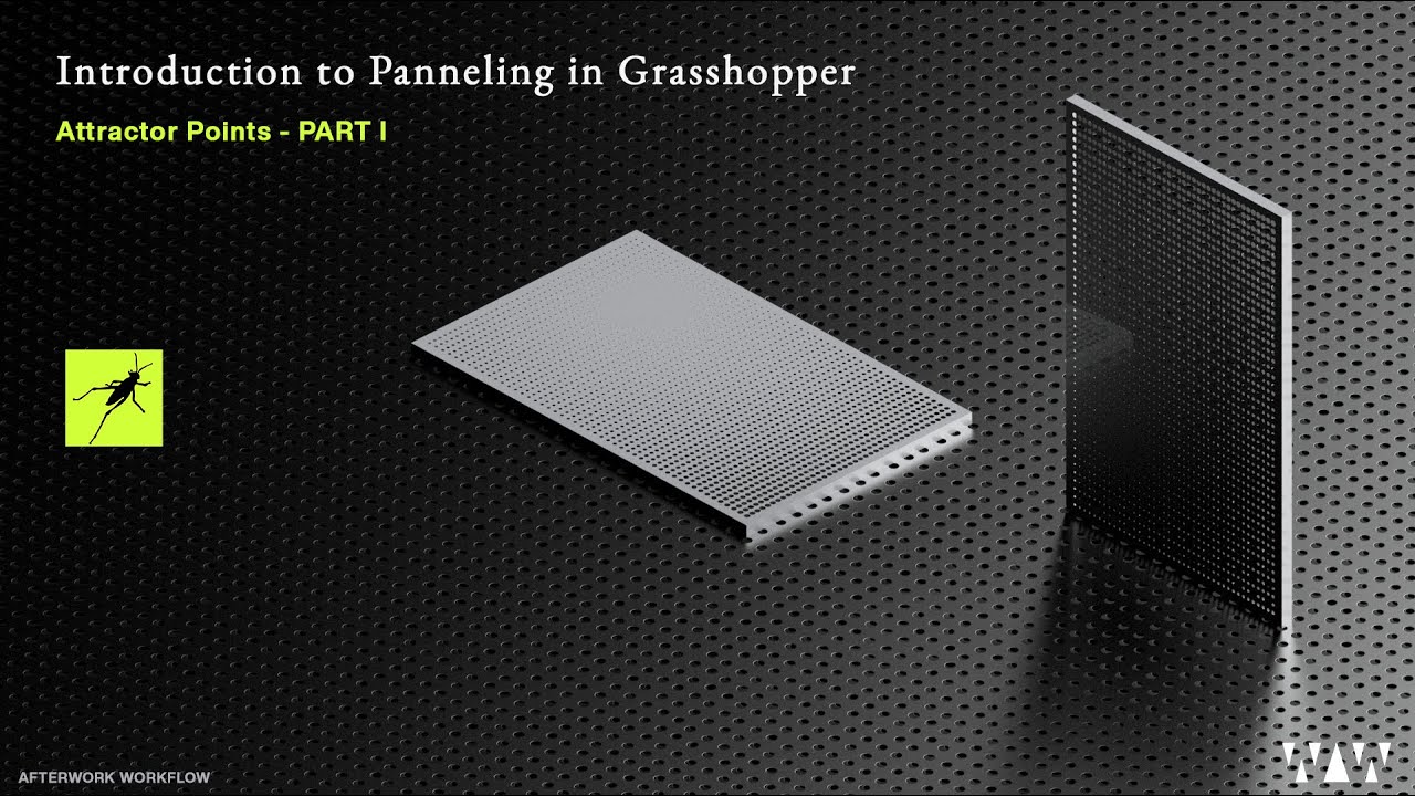 Advanced Grasshopper Techniques: Perforated Facades with Attractor Points!
