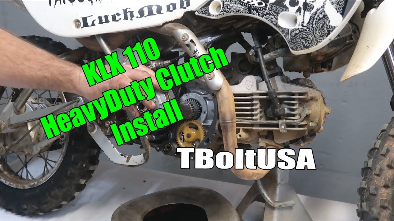 How To Install Heavy Duty Clutch Kit KLX 110 cycle therapy