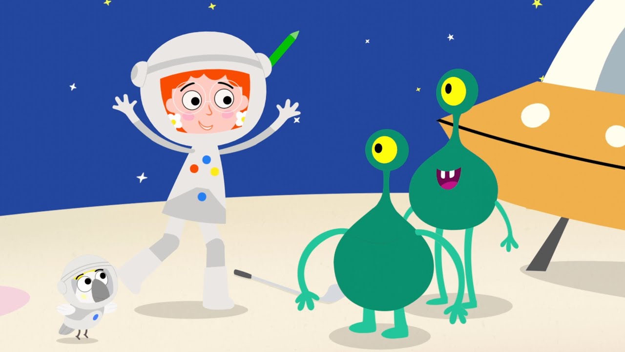 Frida's Reise zum Mond 🚀 🌑 Kinder-Cartoon - Hey, da kommt TaNte FriDa