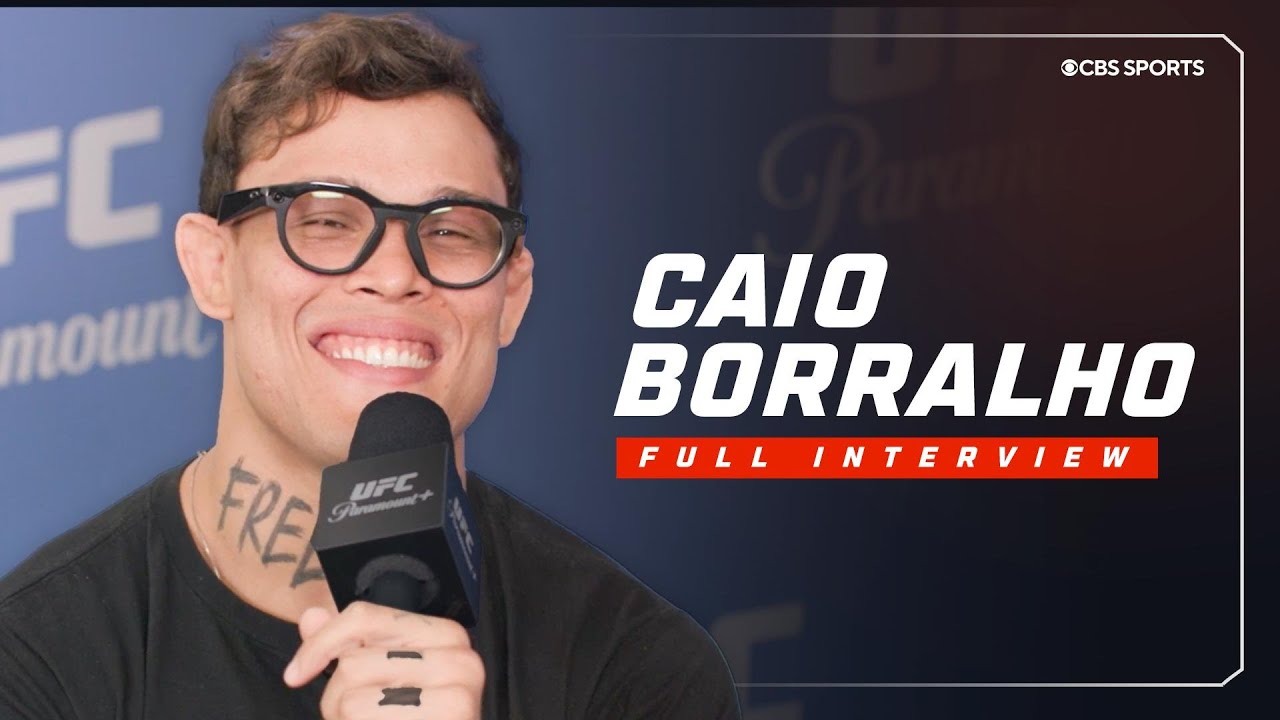 Caio Borralho previews fight vs Reinier de Ridder, reacts to Jean Silva's viral moment at UFC 324 🤣