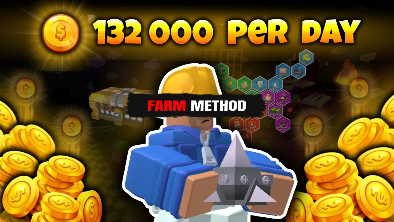 The BEST WAY to AFK FARM Coins/Skills IN TDS! (Updated) (Roblox)