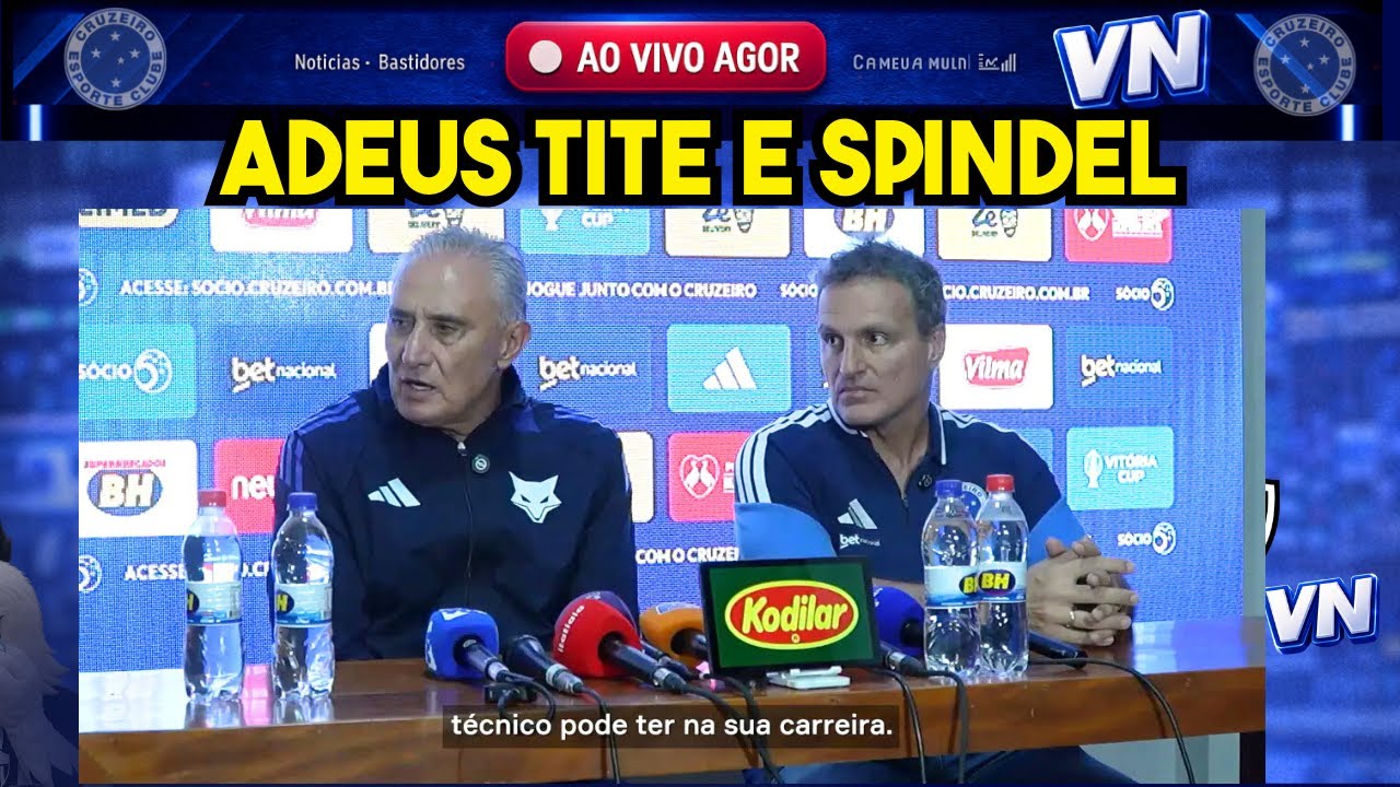 TITE DEMITIDO DO CRUZEIRO HOJE ?