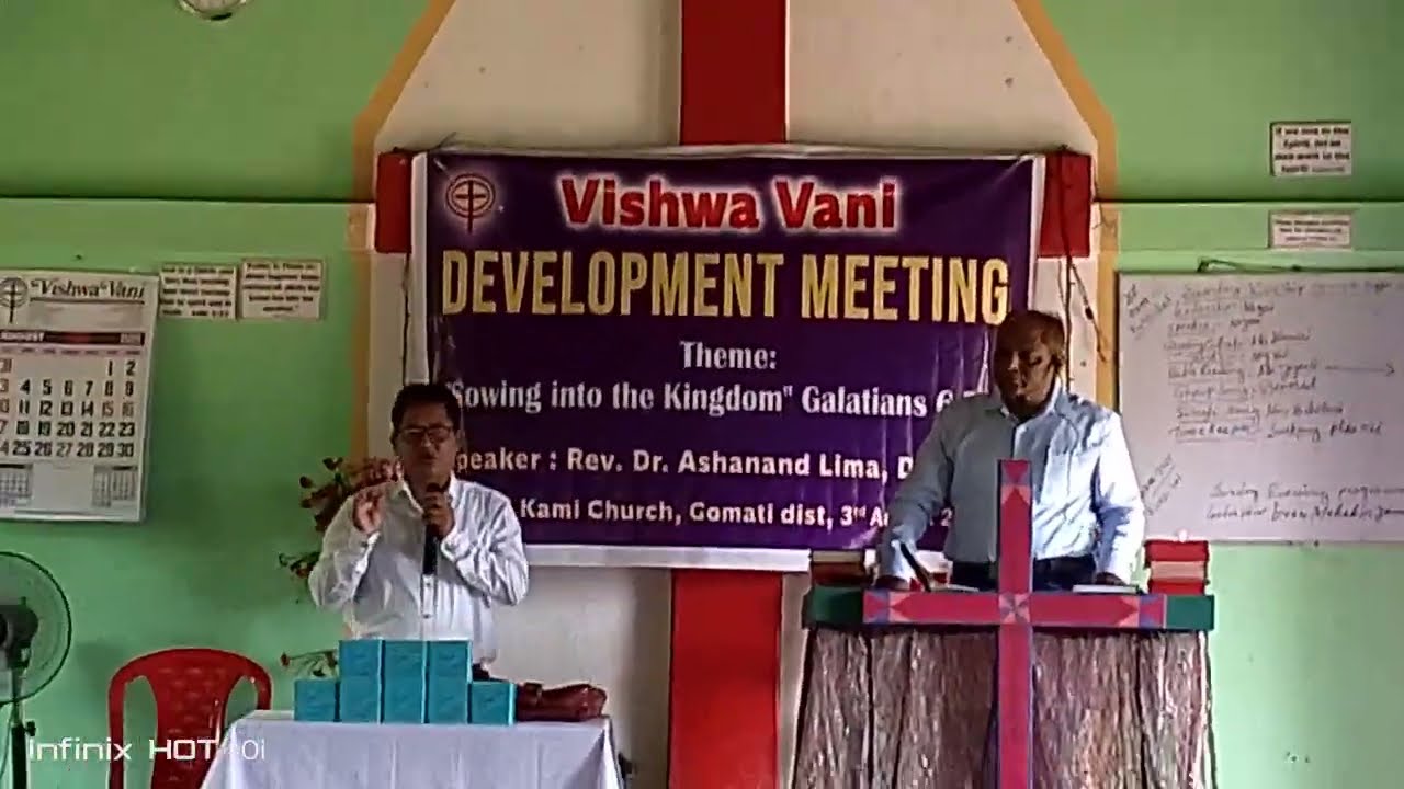 Vishwa Vani Rev. Dr. Ashanand Lima Tripura wo phaiye Isor kau saye khnariha