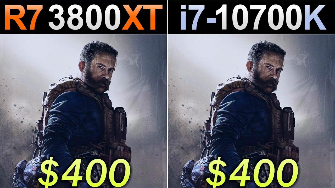 Ryzen 7 3800XT Vs. i7-10700K | New Games Benchmarks