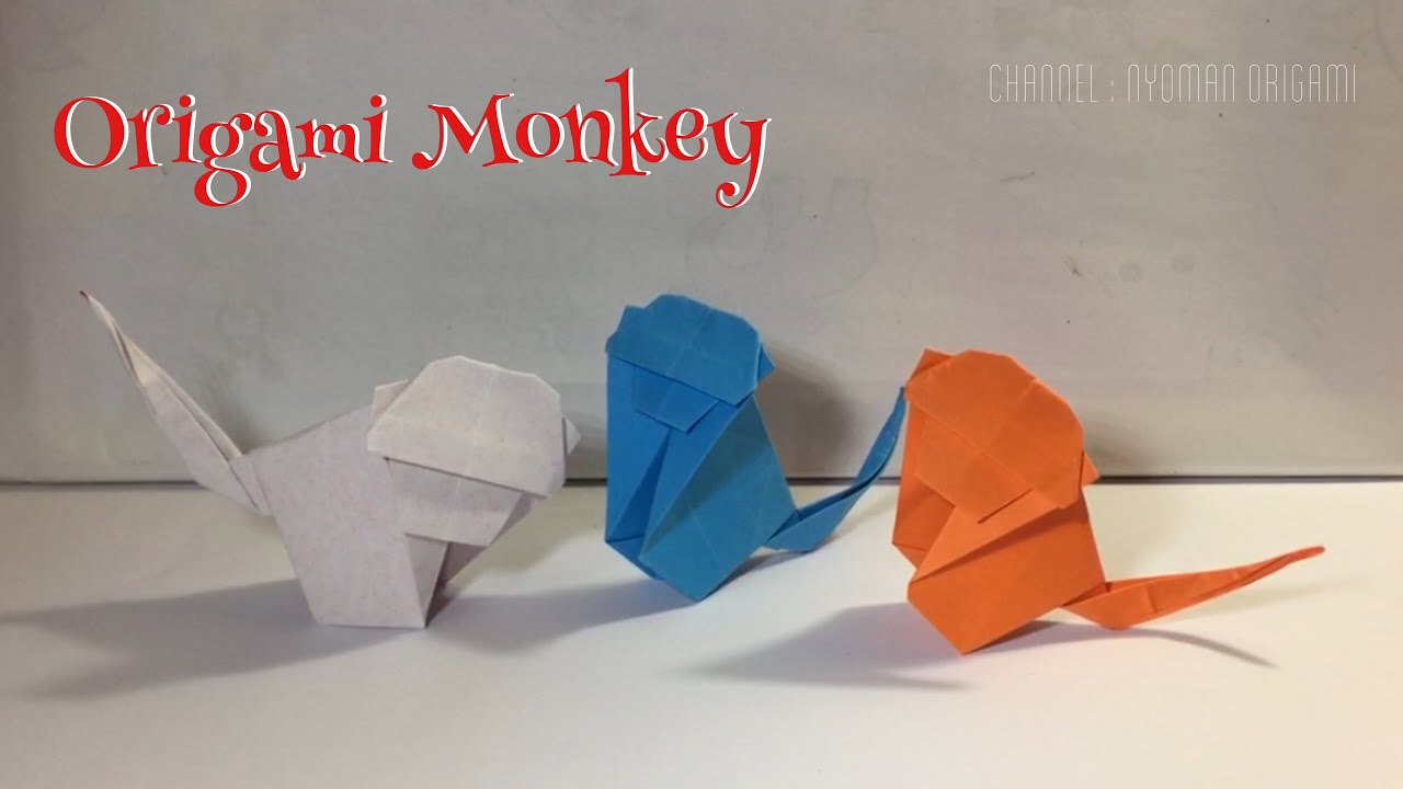 Origami Monkey - Origami Monyet