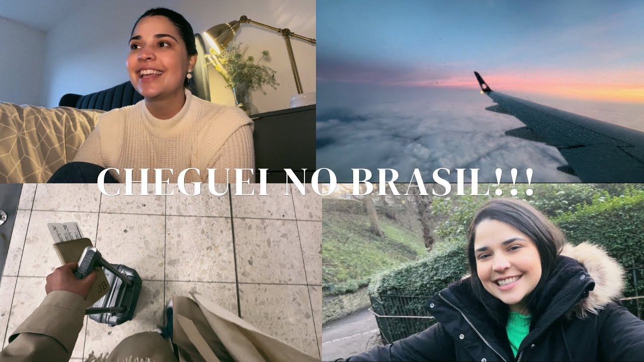 Cheguei no Brasil!!! Arrumando a mala e aeroporto | Parte I