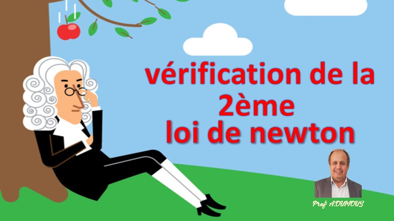 Vérification de la 2ème loi de newton