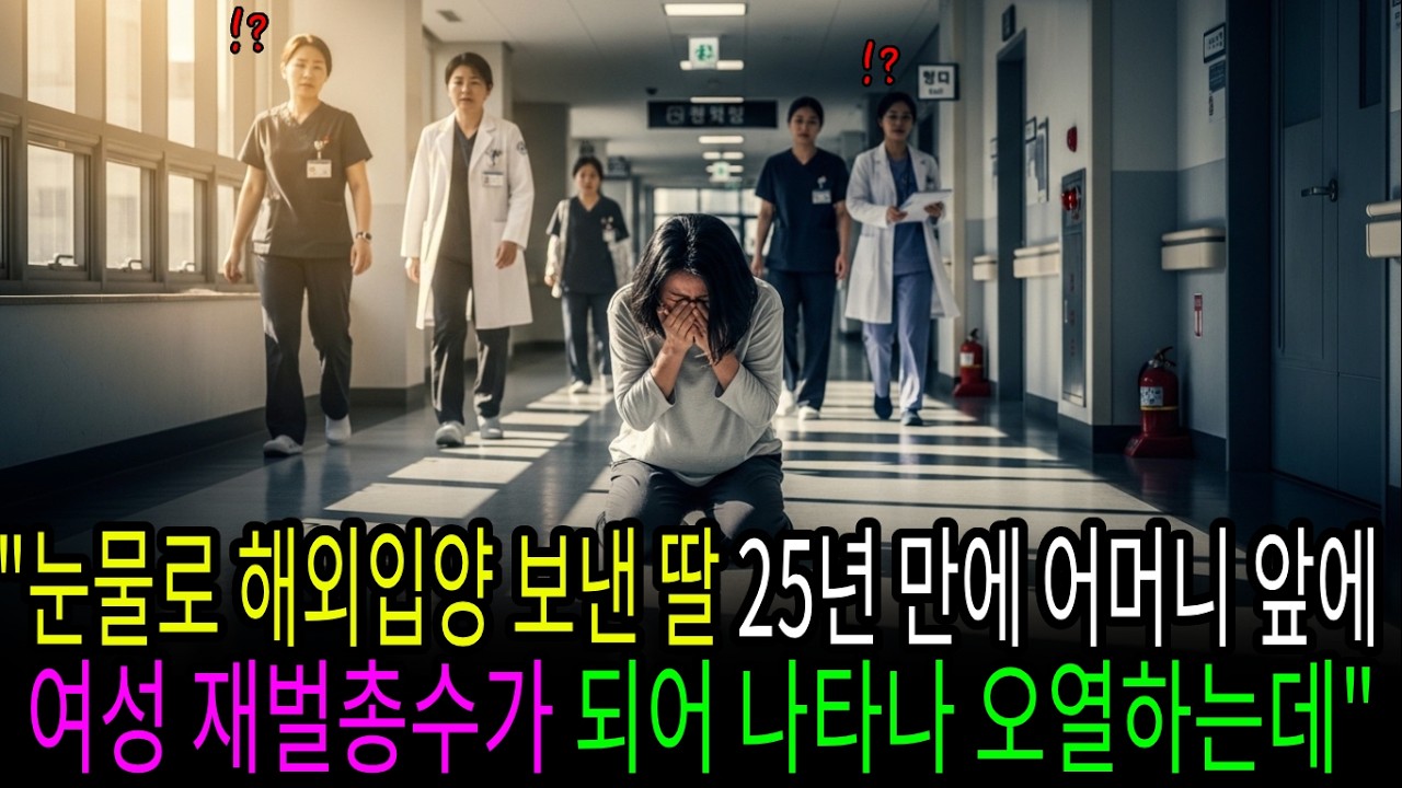 “25년 만에 돌아온 입양딸… 재벌이 되어 나타났다”