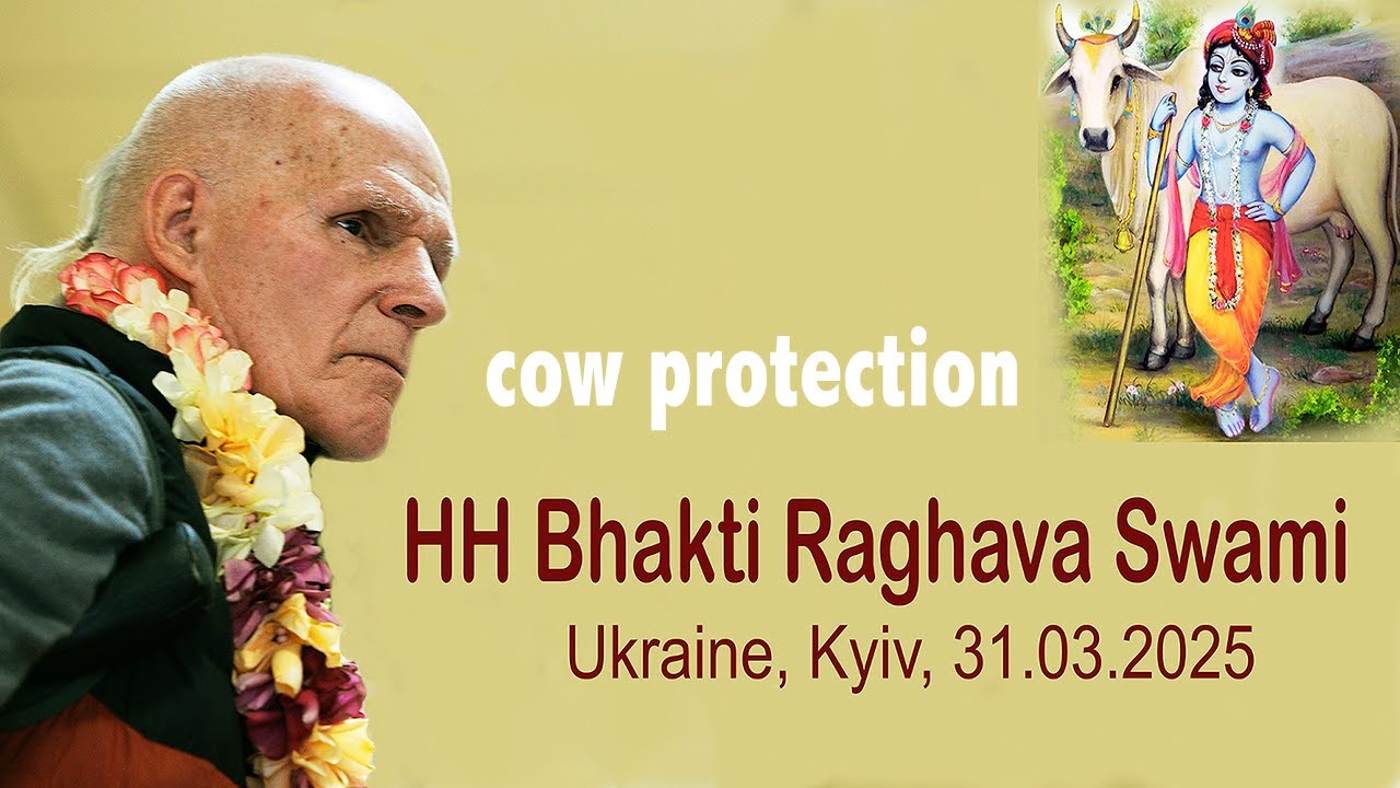 HH Bhakti Raghava Swami in Kyiv, 31.03. 2025.