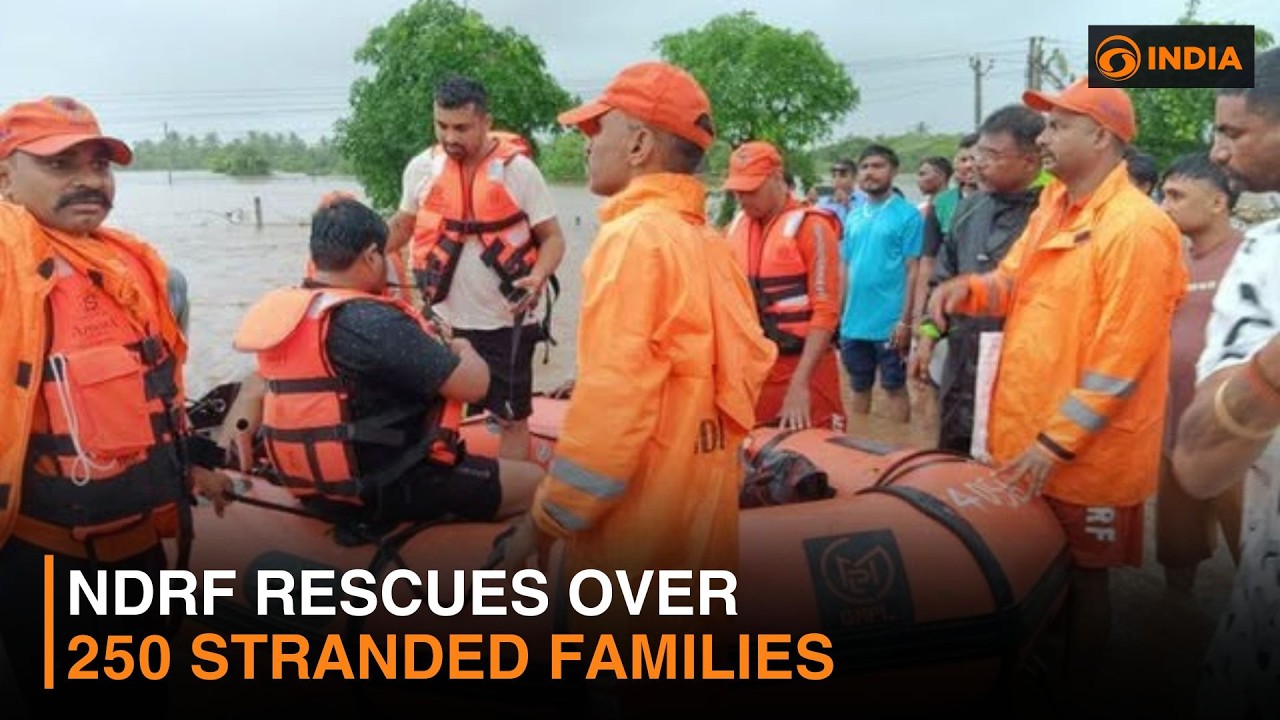 NDRF спасли более 250 семей, оказавшихся в ловушке