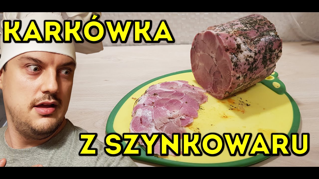 Karkówka z czosnkiem niedźwiedzim. Szynkowar - własna wędlina z szynkowaru #Kuchnia Amatora odc.1