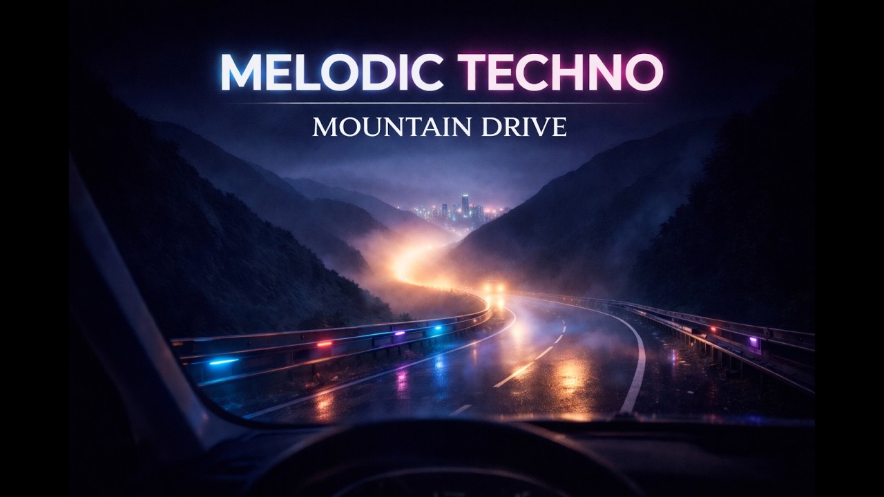 Night Drive Melodic Techno | Mountain Night Drive
