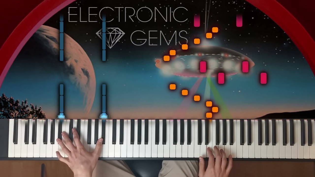 Hotel Pools & Kattch - U.F.O | Piano Synthesia Tutorial