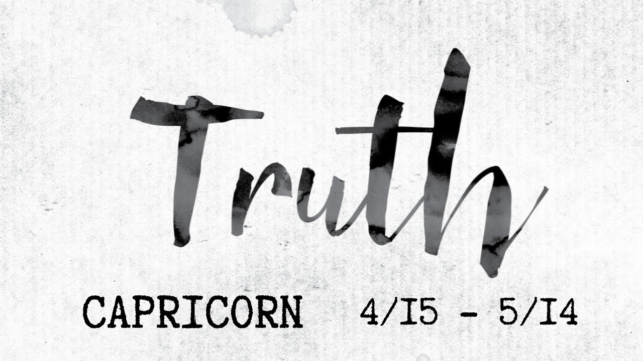CAPRICORN: The Harsh Truth 4/15 - 5/14 | Soul Moon Tarot