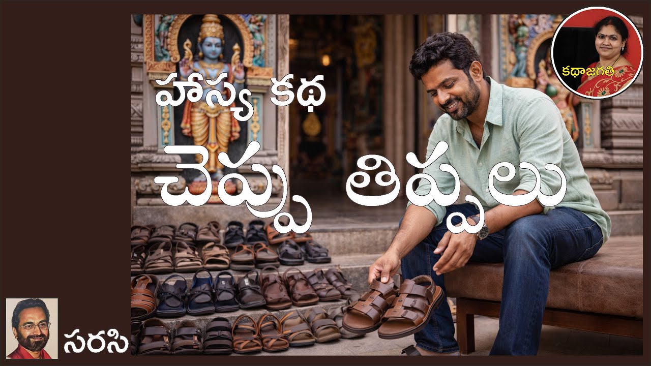 హాస్య కథ : చెప్పు తిప్పలు | రచయిత : సరసి | స్వరం : భాగవతుల పద్మ |