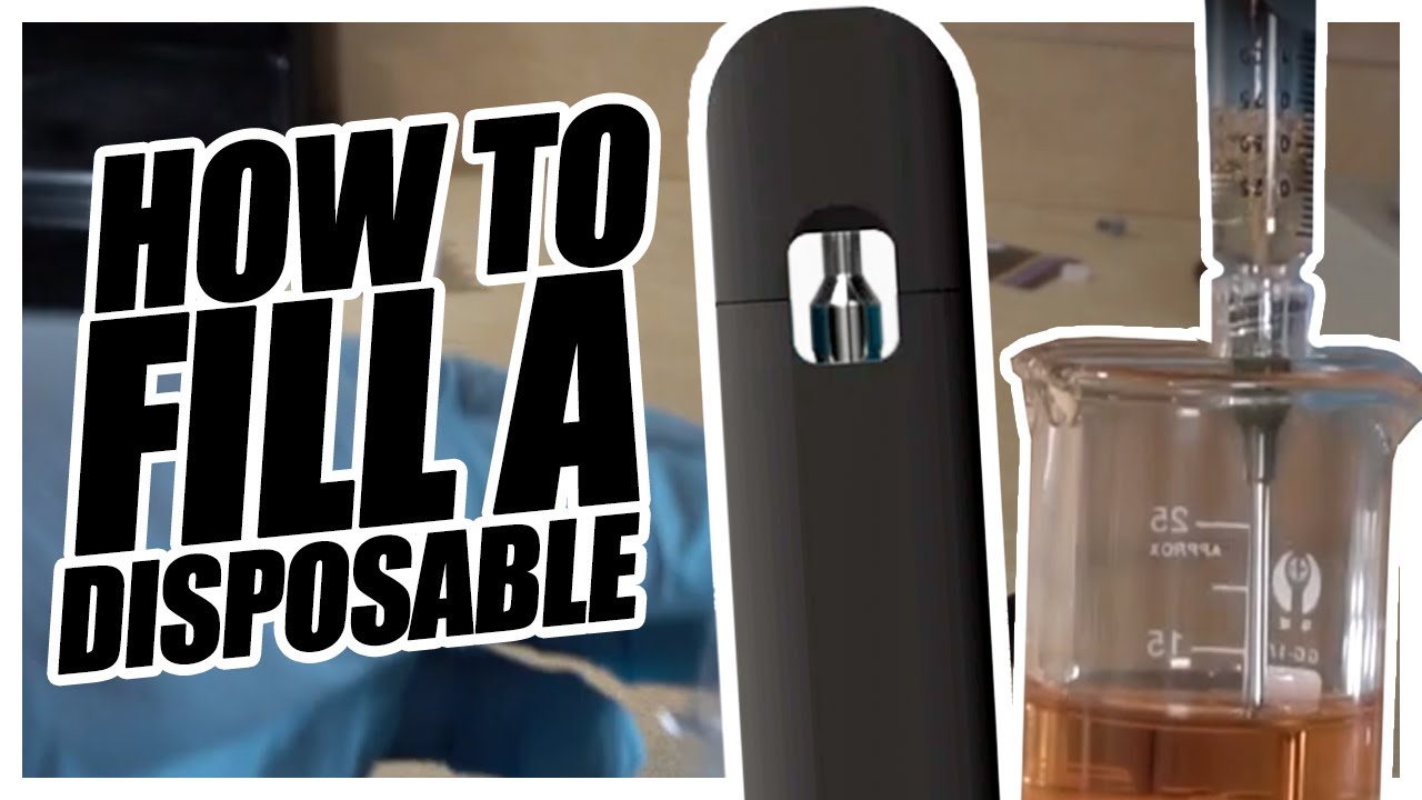 How to fill a disposable with distillate!