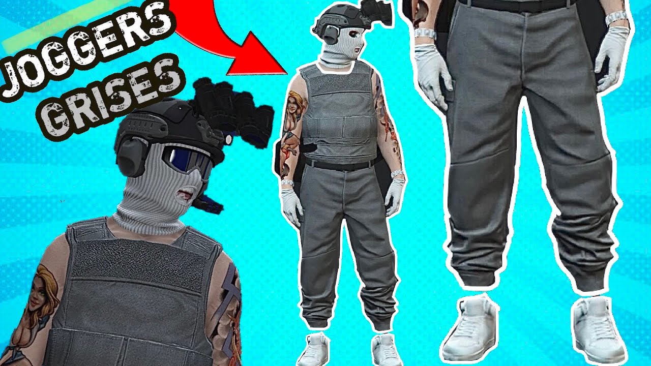 COMO CONSEGUIR  LOS JOGGERS GRISES GTA 5 ONLINE