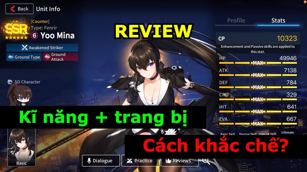 [COUNTER: SIDE] Kĩ năng - Trang bị - C&aacute;ch khắc chế Awakened Yoo Mina