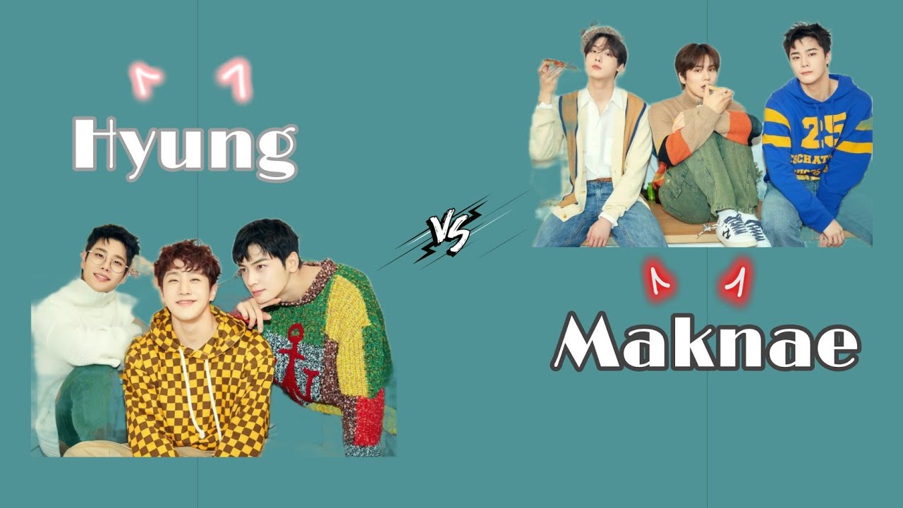 Maknae line VS Hyung line