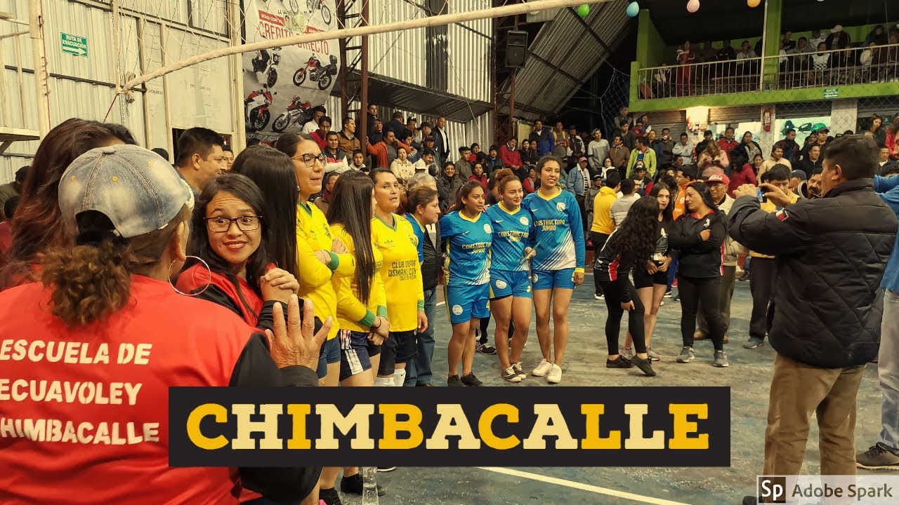Así se vive el #Ecuavoley #Femenino en #Chimbacalle AÑO TRAS AÑO