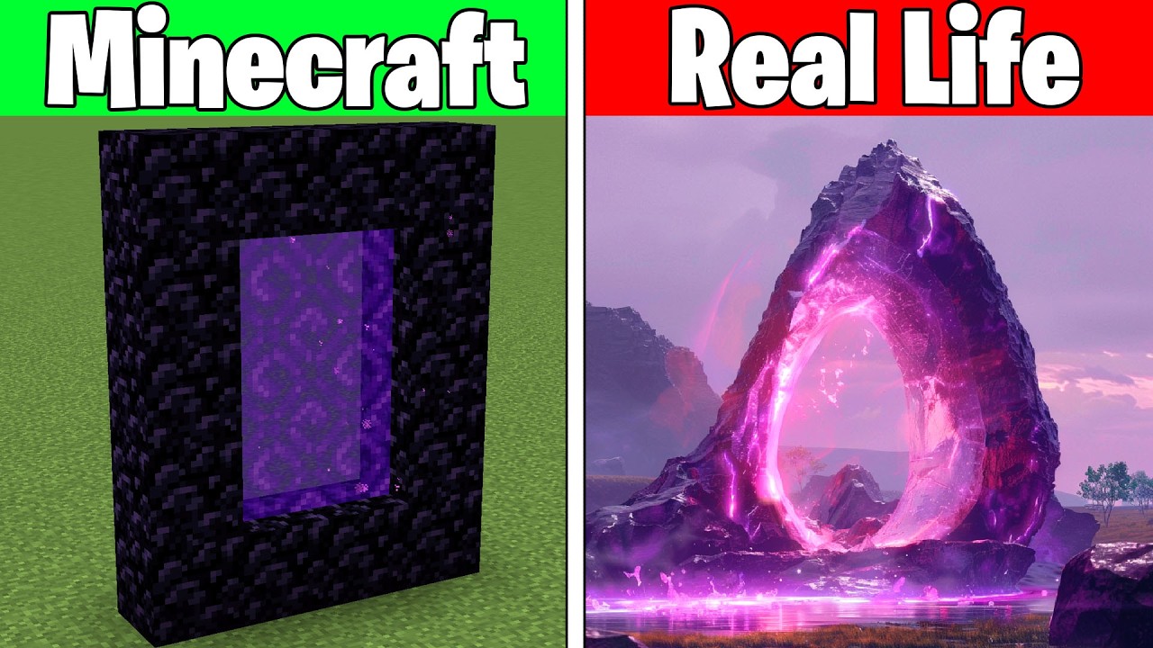 Real Life Alex in Minecraft (not a clickbait) - Realistic Physics Compilation