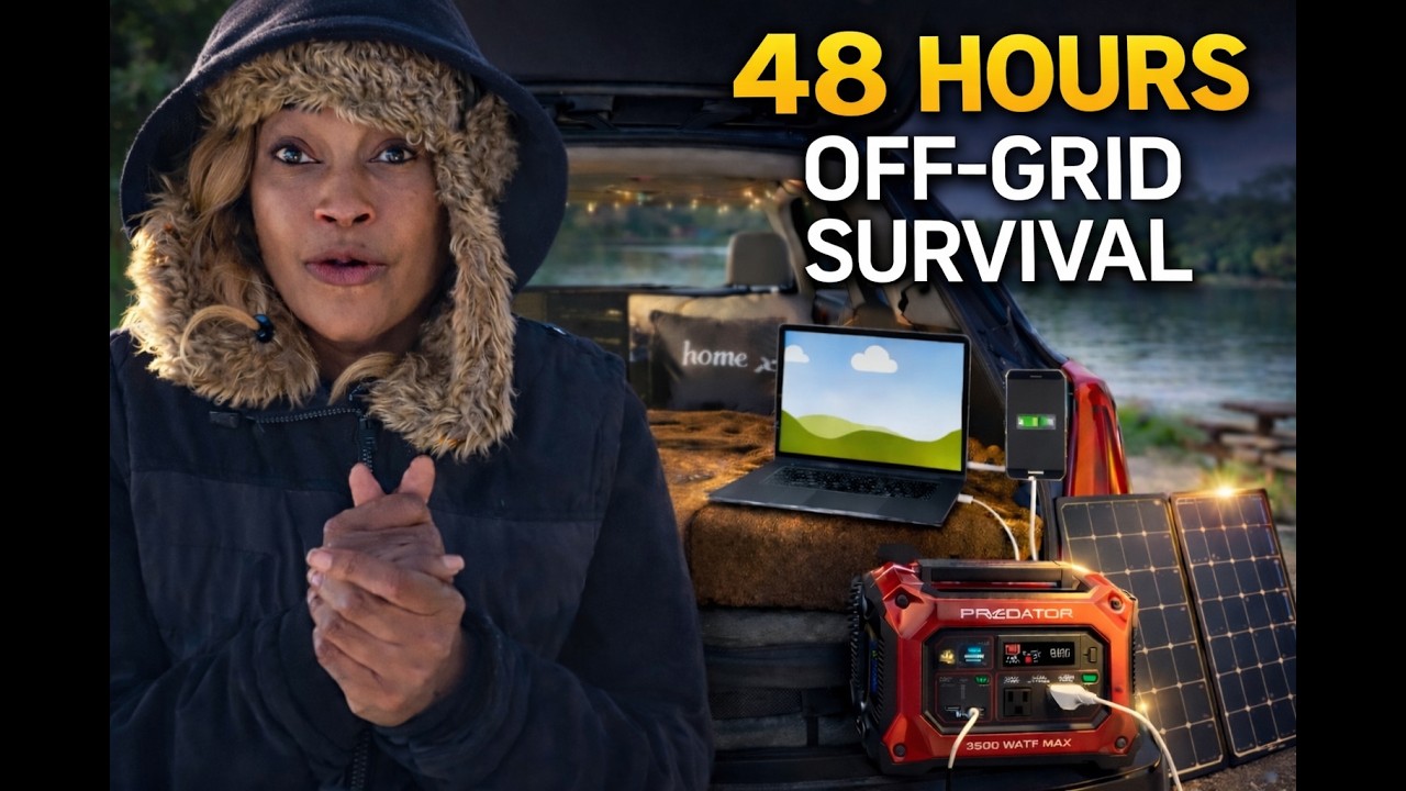 I Lived 48 Hours Off-Grid in My SUV (Solar Only