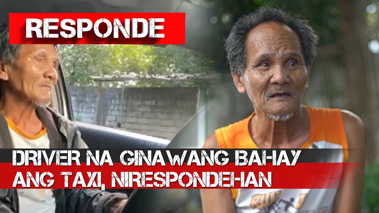 Driver na ginawang bahay ang taxi, nirespondehan | RESPONDE