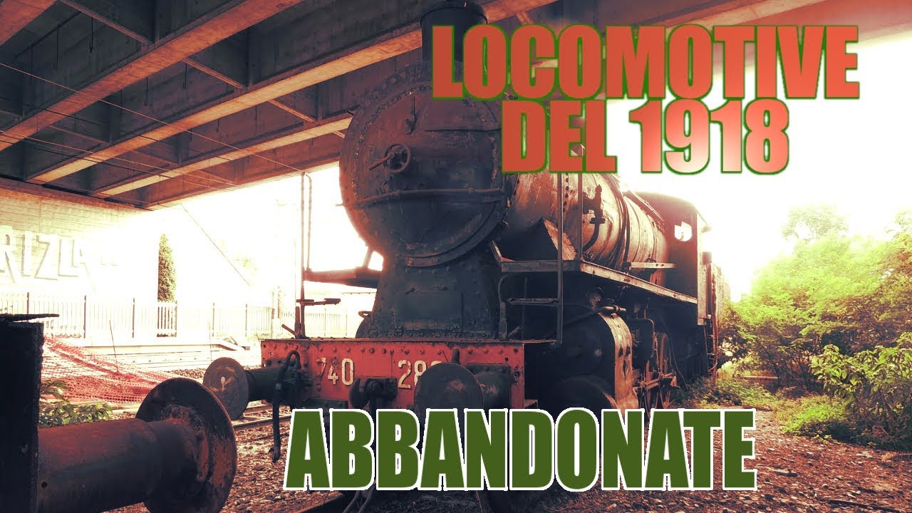 Ho trovato delle locomotive di 100 anni fa abbandonate!