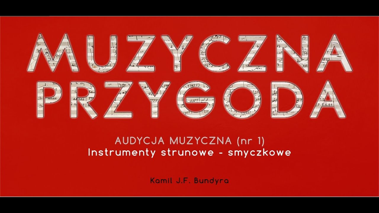 Instrumenty strunowe - smyczkowe (AM nr 1)