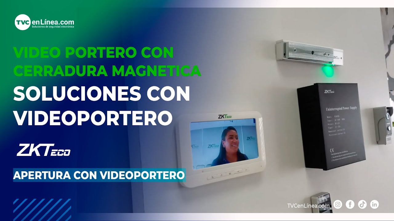 ZKTeco | Video Portero VDP03 B3 KIT demostración de funcionamiento