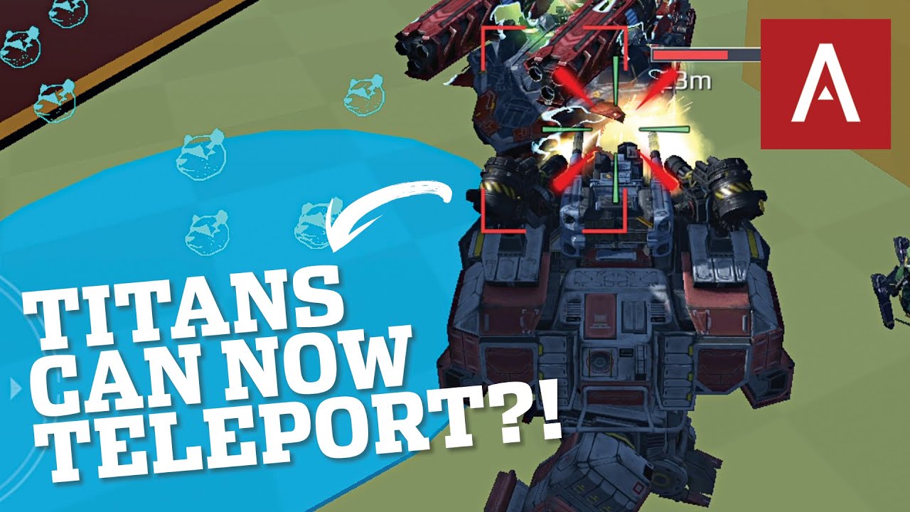 War Robots Test Server - NEW Mine Map Has Teleports?! WR Gameplay