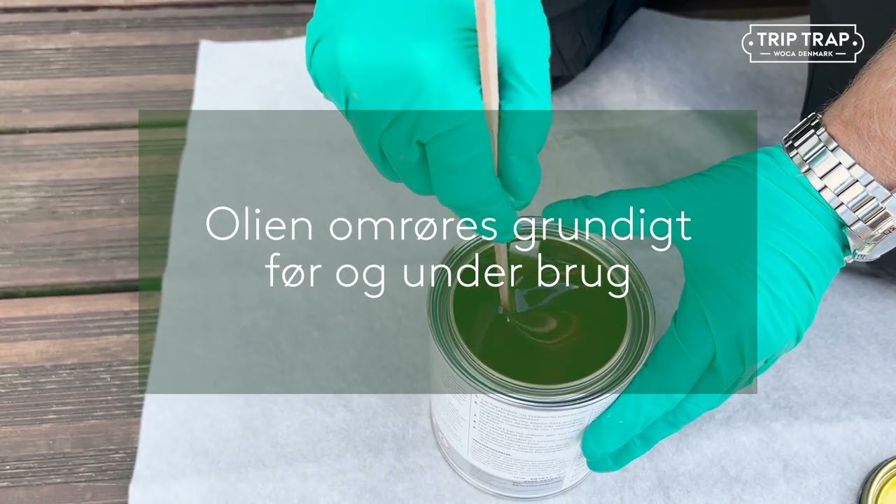 Oliebehandling trævinduer