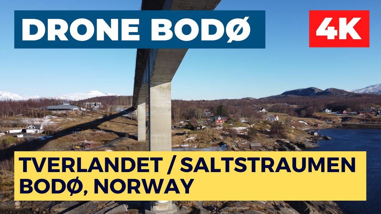 Tverlandet - Saltstraumen by drone - March 2022
