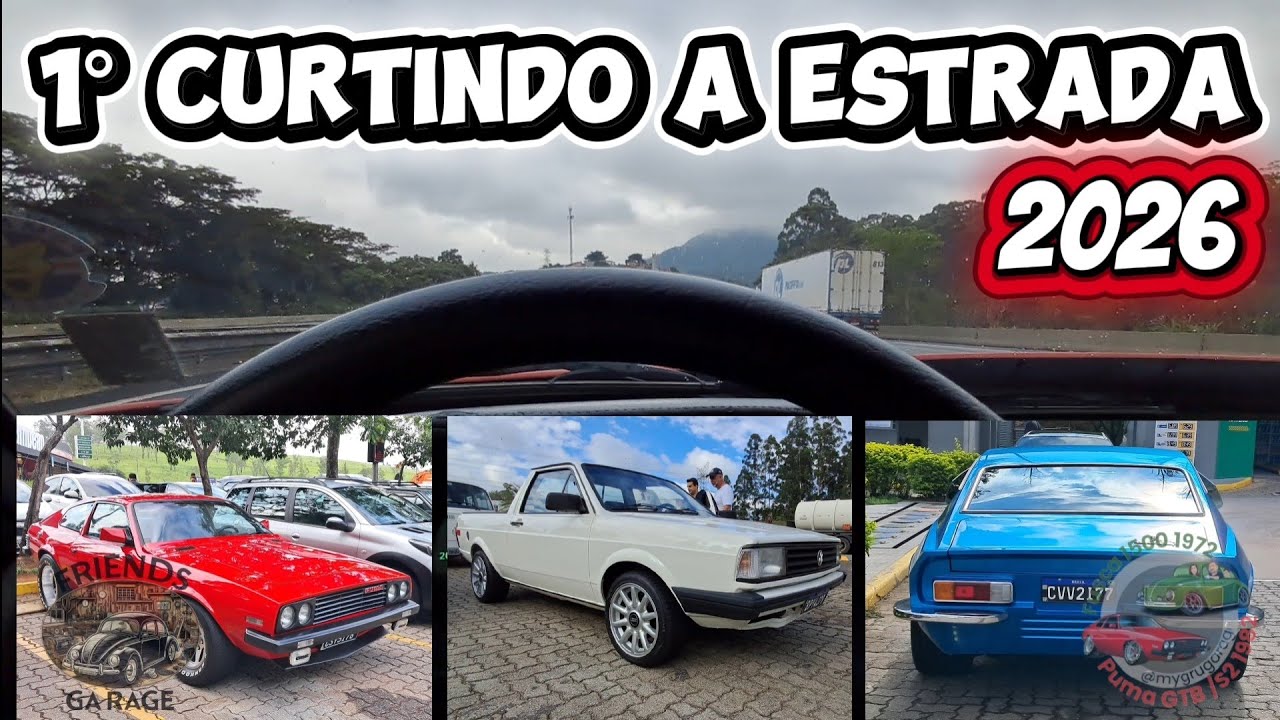  1° Curtindo a Estrada de 2026 rolê Show de Bola!