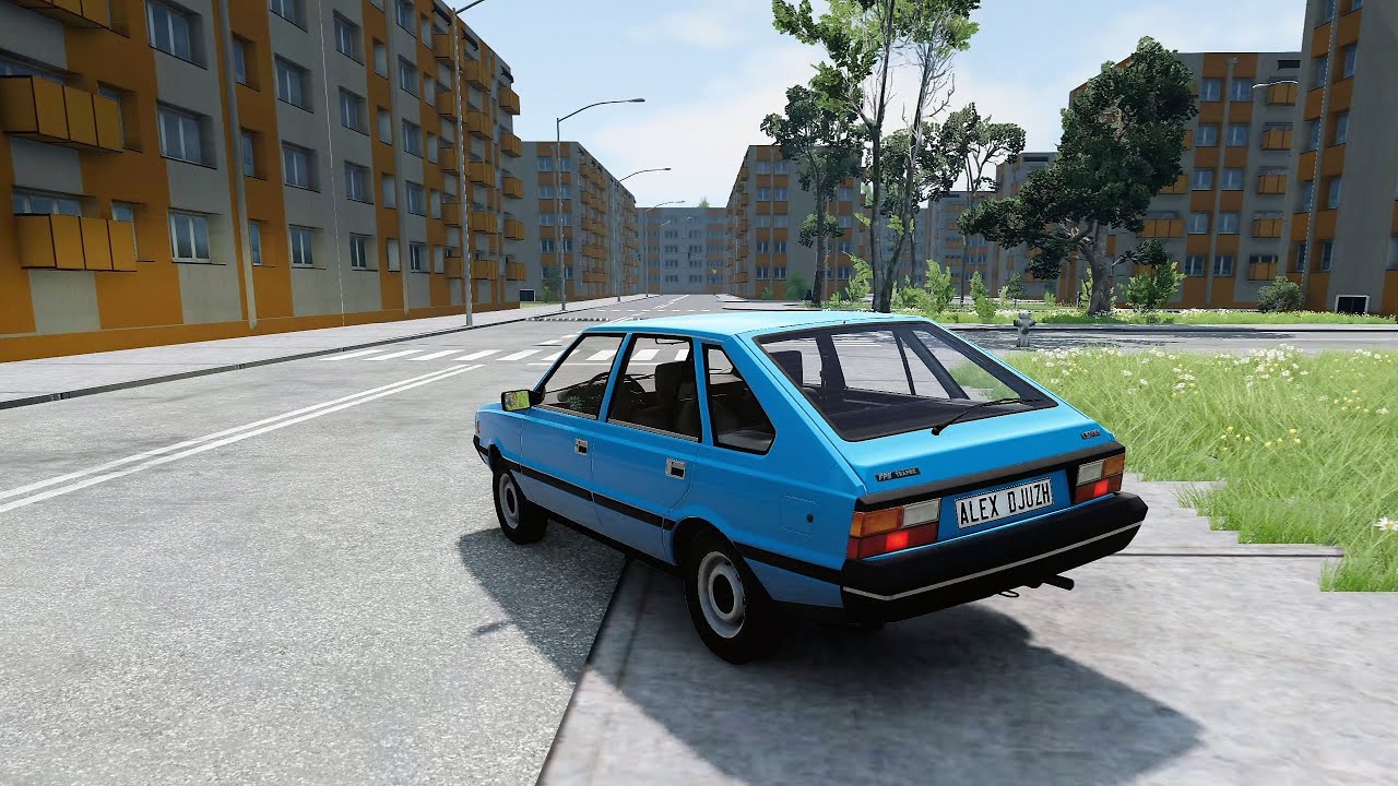 BeamNG.drive - FSO Polonez (MR'87) 1987 - Car Show Test Drive Crash .